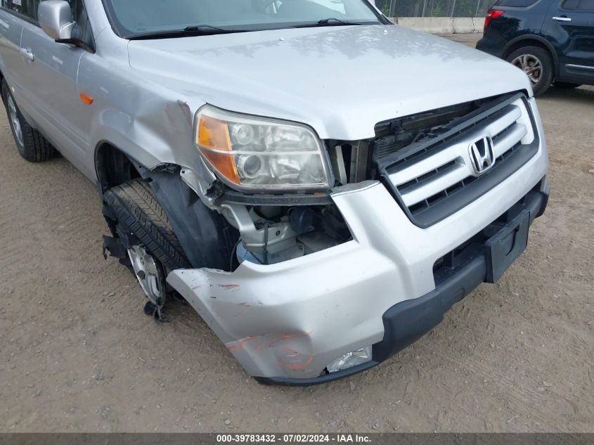 2007 Honda Pilot Ex VIN: 2HKYF18477H509773 Lot: 39783432
