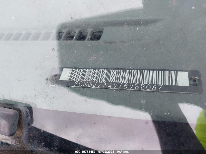 2001 Chevrolet Tracker Hard Top Zr2 VIN: 2CNBJ734916932067 Lot: 39783457