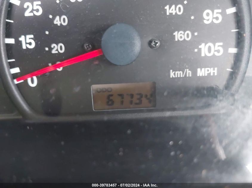 2001 Chevrolet Tracker Hard Top Zr2 VIN: 2CNBJ734916932067 Lot: 39783457