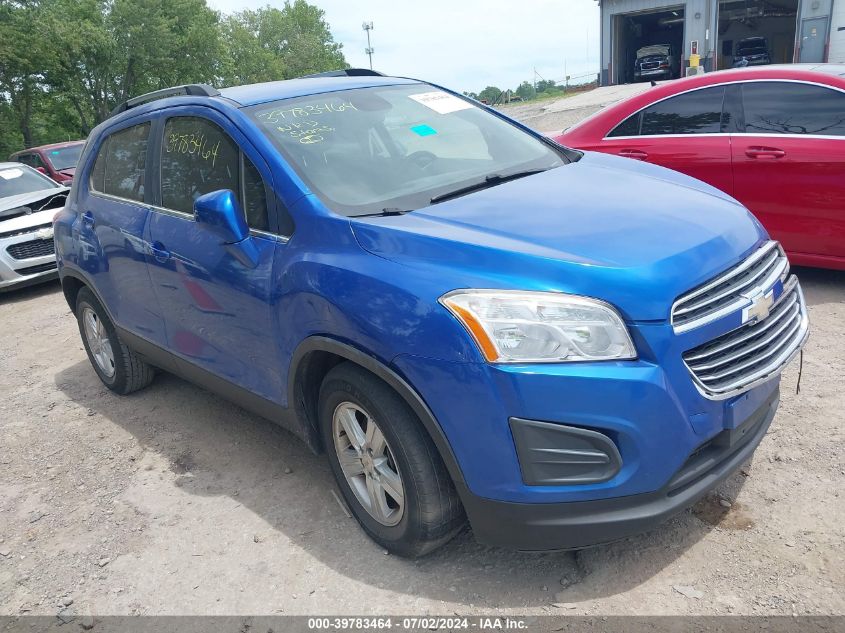 2015 Chevrolet Trax Lt VIN: KL7CJLSB8FB166061 Lot: 39783464