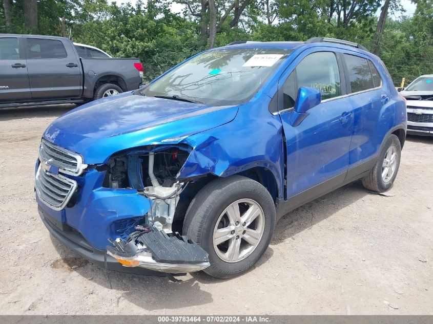 2015 Chevrolet Trax Lt VIN: KL7CJLSB8FB166061 Lot: 39783464