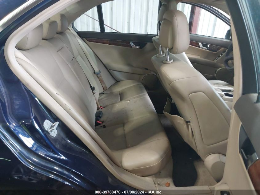 2010 Mercedes-Benz C 300 Luxury/Sport VIN: WDDGF5EB2AR092509 Lot: 39783470