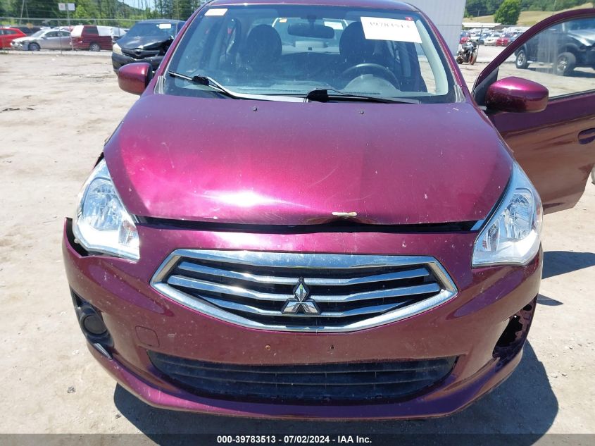 2019 Mitsubishi Mirage G4 Es VIN: ML32F3FJ5KHF11979 Lot: 39783513