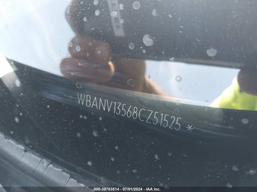2008 BMW 528Xi VIN: WBANV13568CZ51525 Lot: 39783514