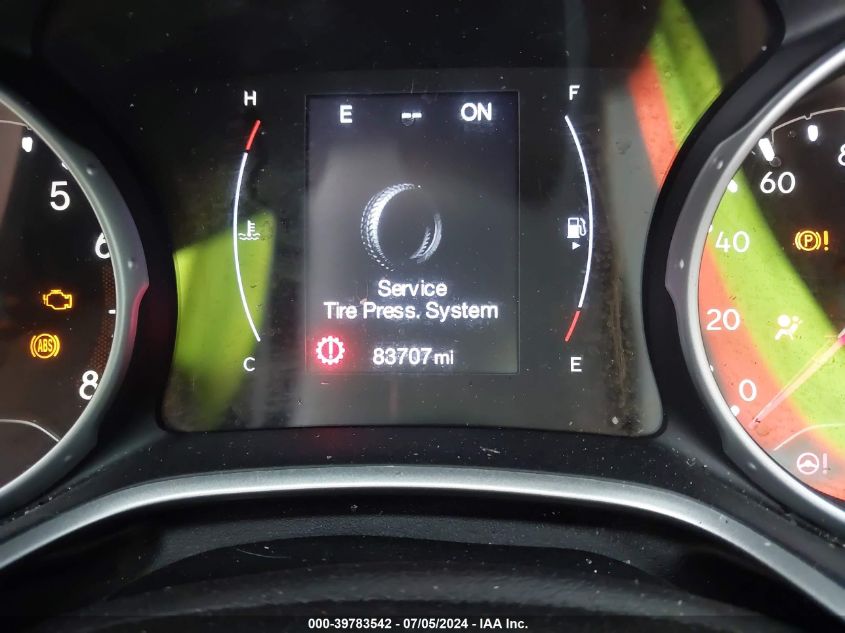 2018 Jeep Compass Latitude Fwd VIN: 3C4NJCBB9JT488601 Lot: 39783542