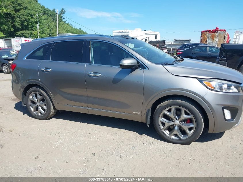 2017 Kia Sorento 3.3L Sx VIN: 5XYPKDA57HG242672 Lot: 39783548