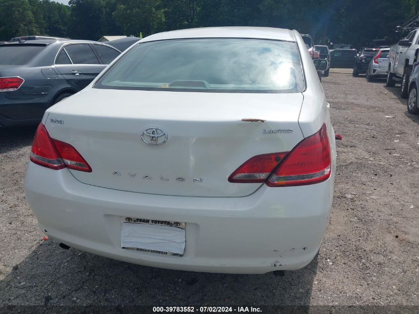 2007 Toyota Avalon Limited VIN: 4T1BK36B97U201360 Lot: 39783552