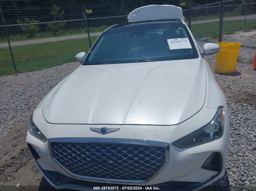 KMTG74LE7MU070376 2021 Genesis G70 3.3T Rwd