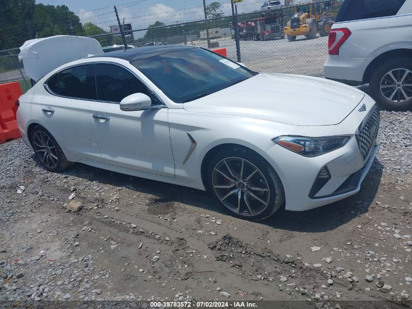 KMTG74LE7MU070376 2021 Genesis G70 3.3T Rwd