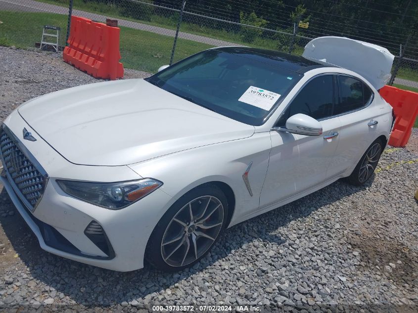 KMTG74LE7MU070376 2021 Genesis G70 3.3T Rwd