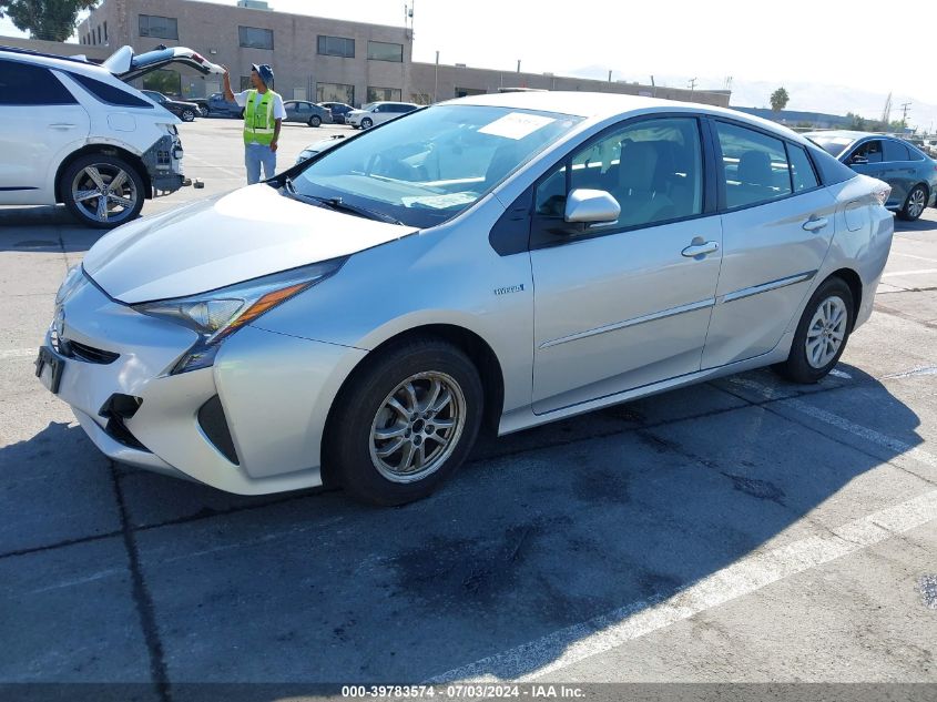 2016 Toyota Prius Two VIN: JTDKBRFU8G3014187 Lot: 39783574