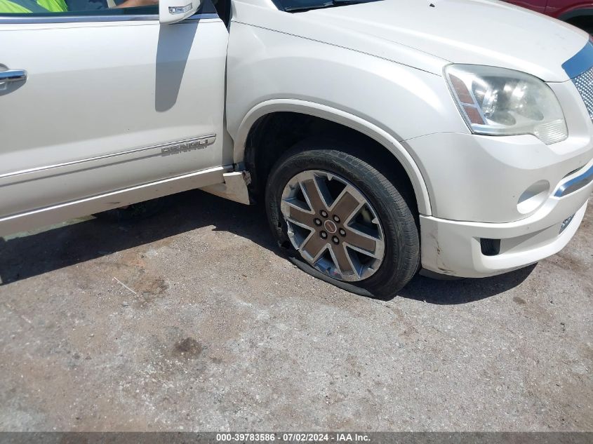 2012 GMC Acadia Denali VIN: 1GKKRTED7CJ337473 Lot: 39783586