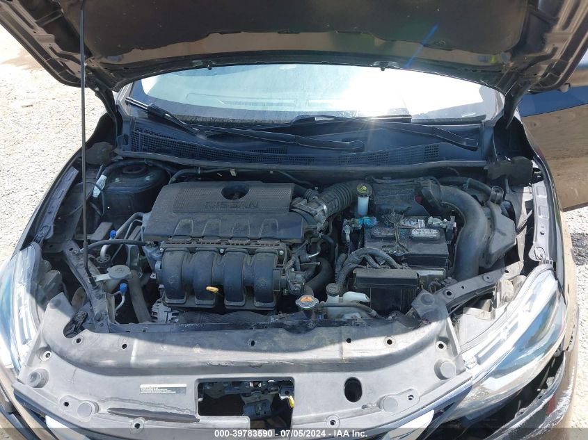 2019 Nissan Sentra S VIN: 3N1AB7APXKY306511 Lot: 39783590