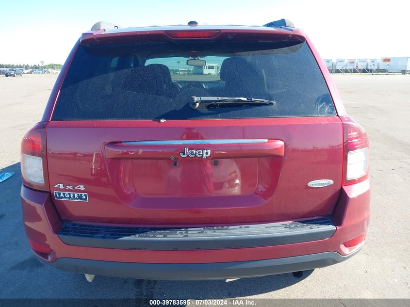 2014 Jeep Compass Latitude VIN: 1C4NJDEB8ED734308 Lot: 39783595