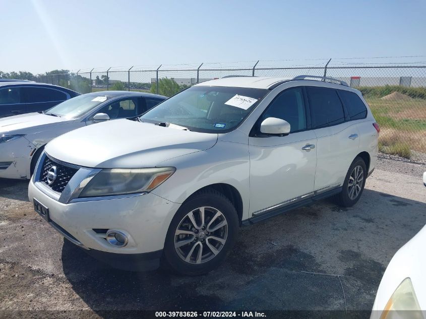 2015 Nissan Pathfinder Sl VIN: 5N1AR2MN6FC678556 Lot: 39783626