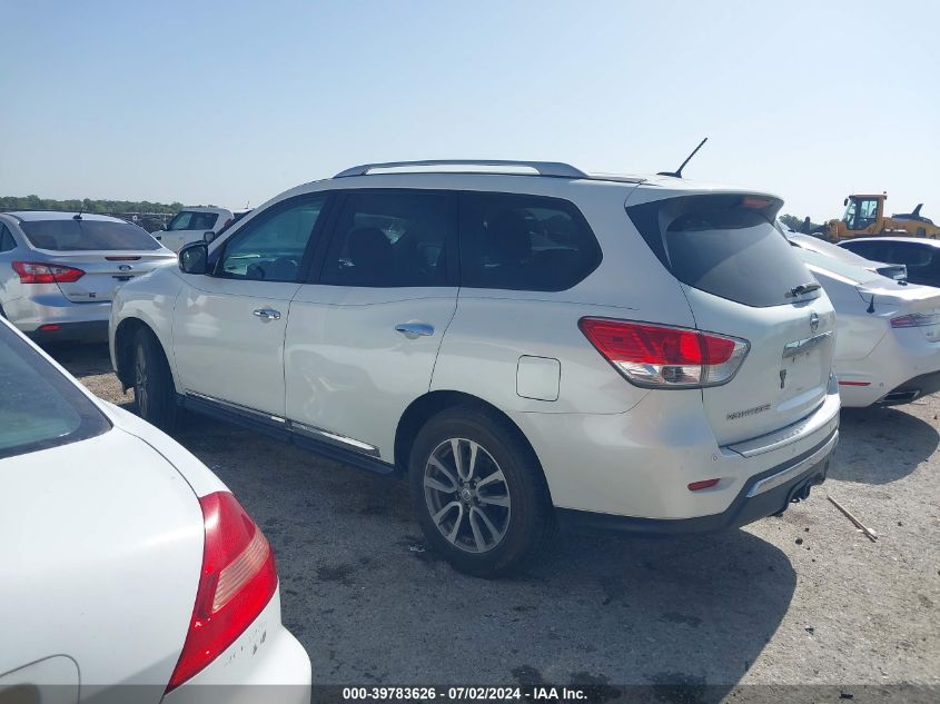 2015 Nissan Pathfinder Sl VIN: 5N1AR2MN6FC678556 Lot: 39783626