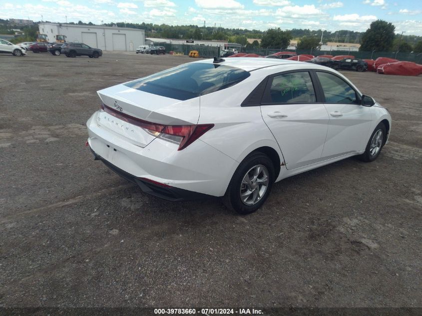 5NPLL4AG6NH075321 2022 Hyundai Elantra Se