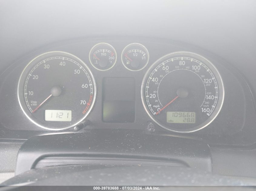 2004 Volkswagen Passat Gls VIN: WVWPD63B54P207046 Lot: 39783688