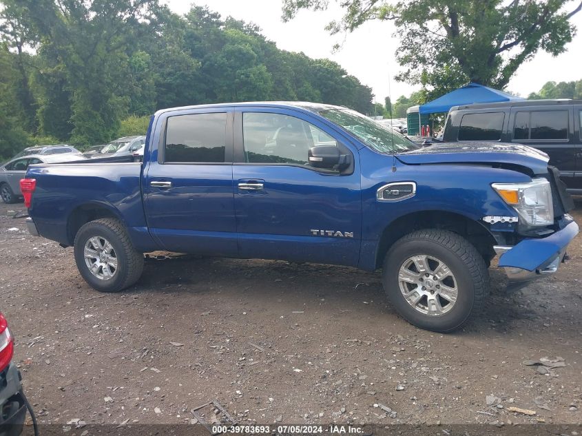 2017 Nissan Titan Sv VIN: 1N6AA1EJ8HN512383 Lot: 39783693