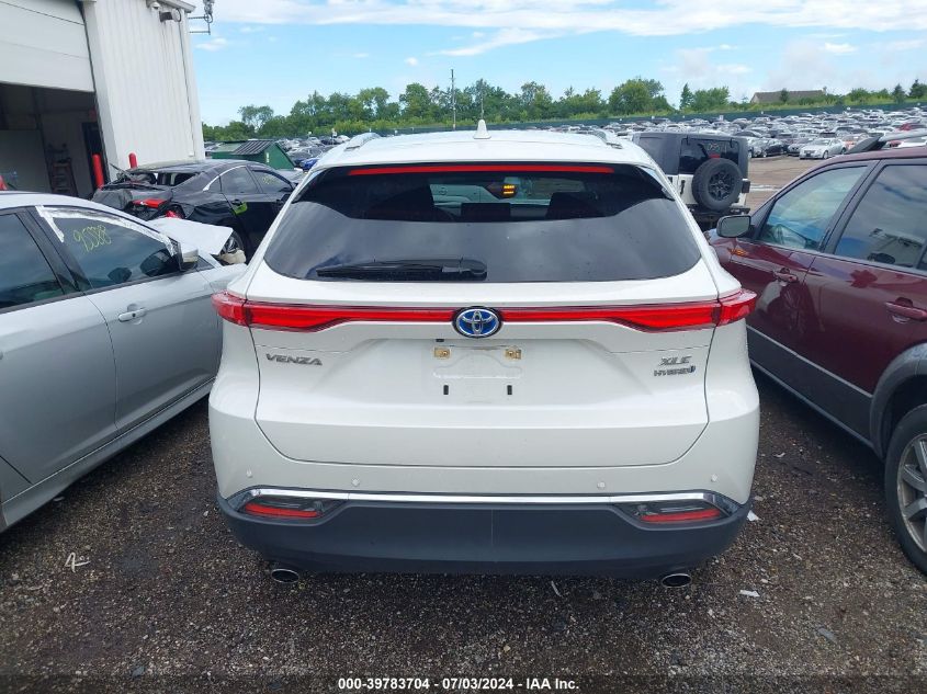 2021 Toyota Venza Xle VIN: JTEAAAAH7MJ058484 Lot: 39783704