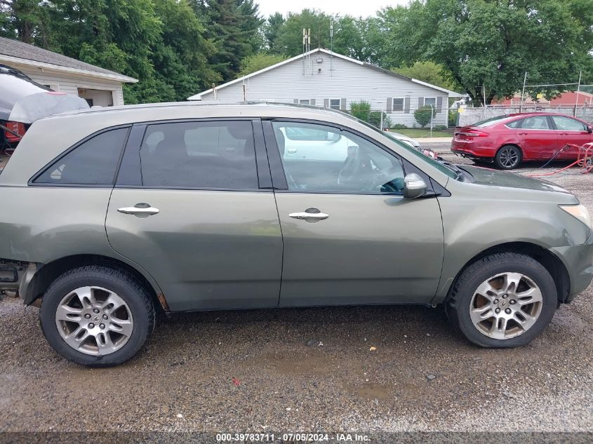 2007 Acura Mdx Technology Package VIN: 2HNYD28377H548224 Lot: 39783711