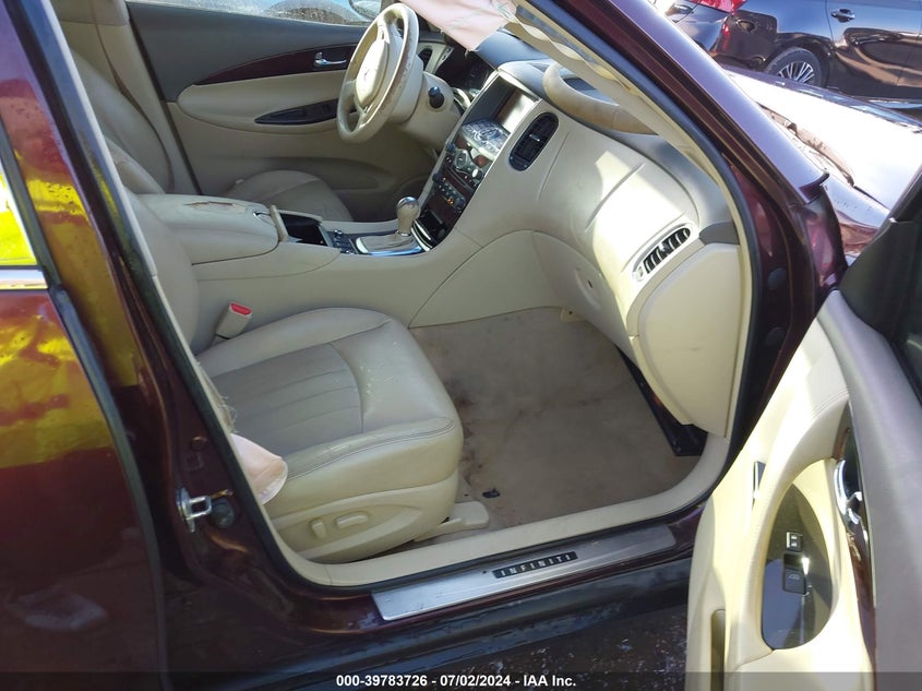 2012 Infiniti Ex35 Journey VIN: JN1AJ0HP4CM401117 Lot: 39783726