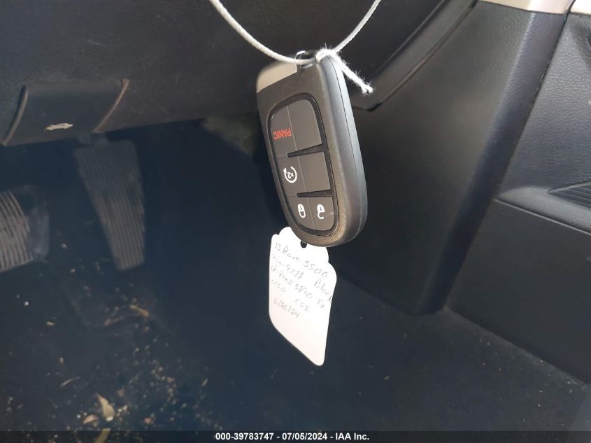 2013 Ram 3500 Longhorn VIN: 3C63RRNL9DG539722 Lot: 39783747