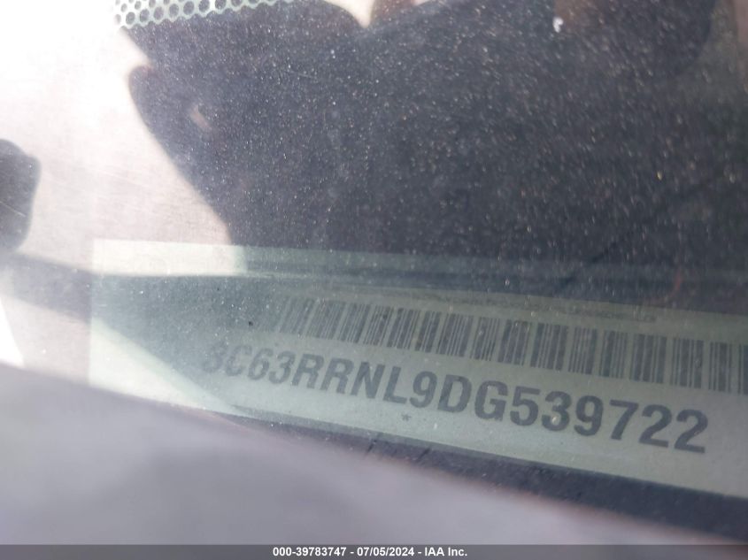 2013 Ram 3500 Longhorn VIN: 3C63RRNL9DG539722 Lot: 39783747