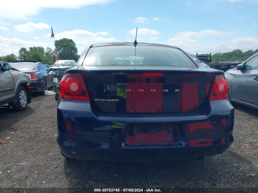 2014 Dodge Avenger Se VIN: 1C3CDZAB3EN125840 Lot: 39783748