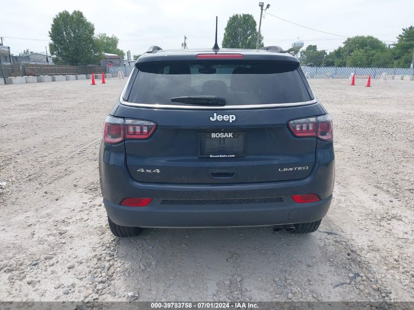 2018 Jeep Compass Limited 4X4 VIN: 3C4NJDCB9JT485105 Lot: 39783758