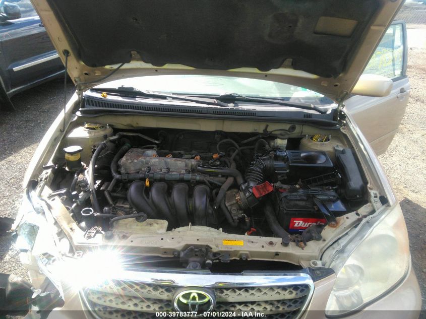 2008 Toyota Corolla Le VIN: 2T1BR32E28C929536 Lot: 39783777