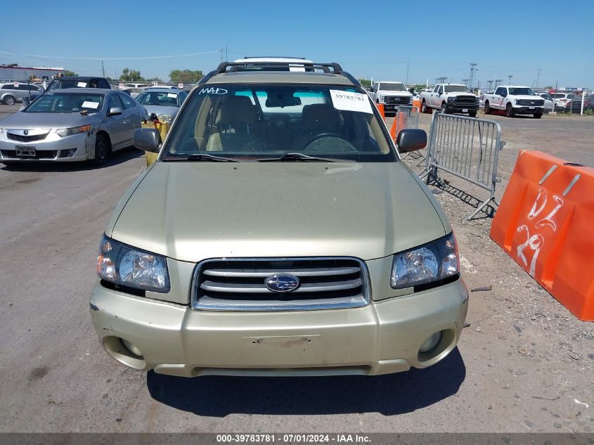 2003 Subaru Forester Xs VIN: JF1SG65673H708987 Lot: 39783781