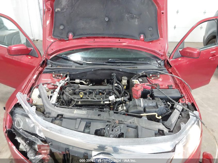 2010 Ford Fusion Sel VIN: 3FAHP0JAXAR372412 Lot: 39783785