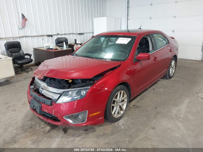 2010 Ford Fusion Sel VIN: 3FAHP0JAXAR372412 Lot: 39783785