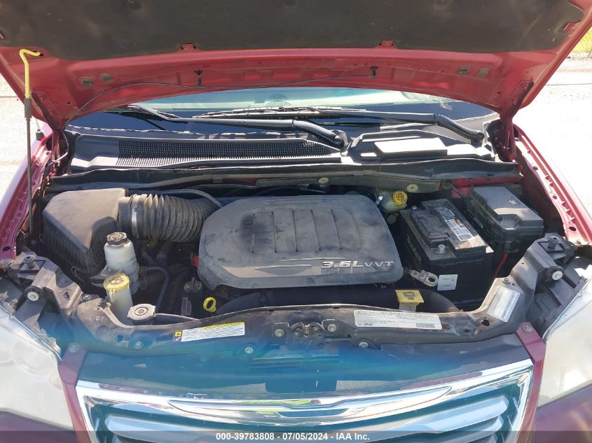 2012 Chrysler Town & Country Touring VIN: 2C4RC1BG9CR186937 Lot: 39783808