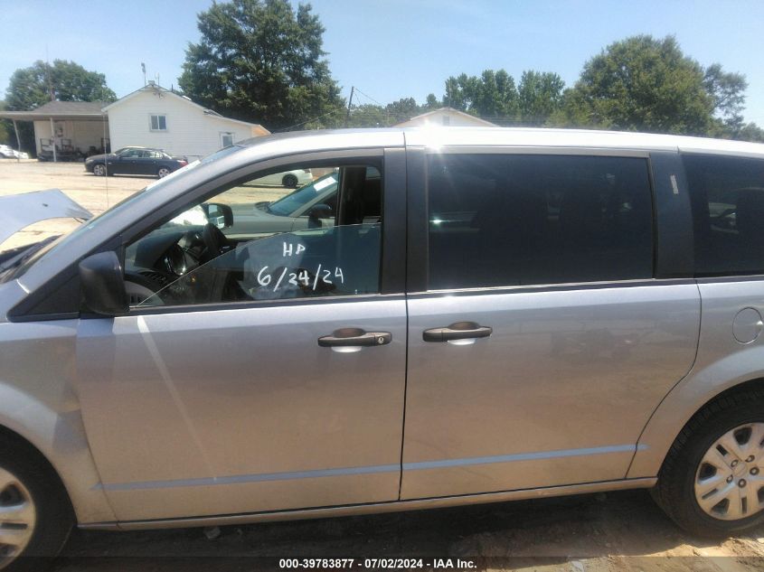 2019 Dodge Grand Caravan Se VIN: 2C4RDGBG8KR615340 Lot: 39783877