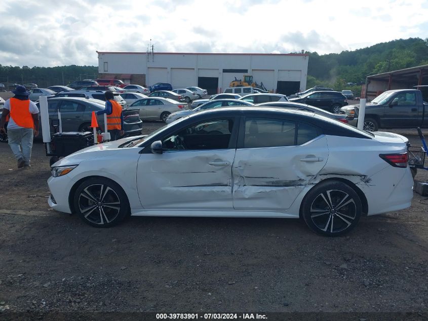 2021 Nissan Sentra Sr VIN: 3N1AB8DV9MY257613 Lot: 39783901
