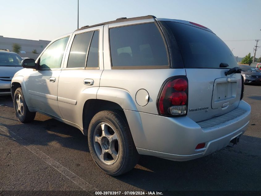 2009 Chevrolet Trailblazer Lt VIN: 1GNDT33S192100981 Lot: 39783917