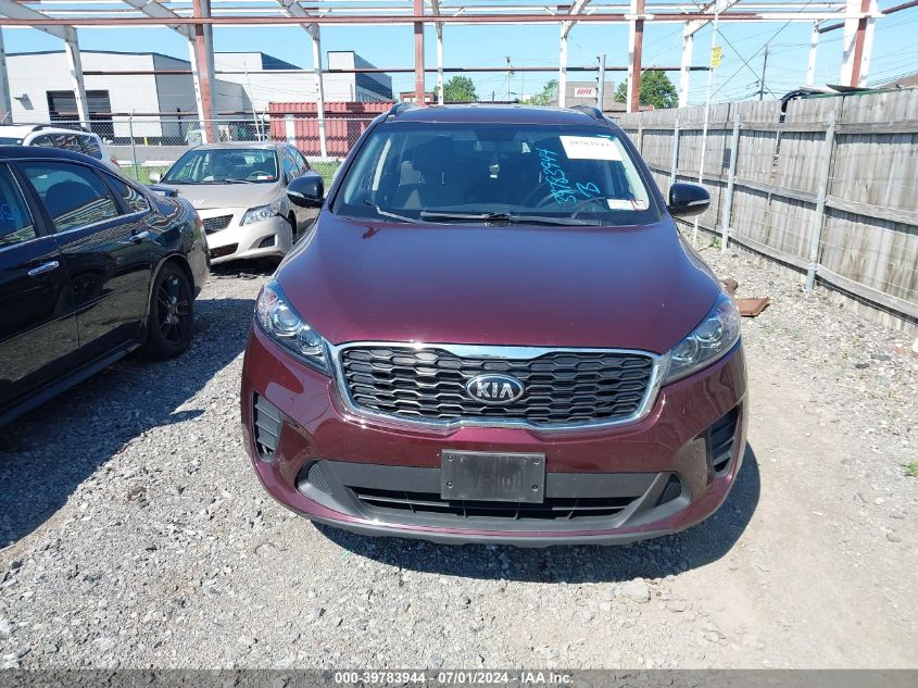 2019 Kia Sorento 3.3L S VIN: 5XYPGDA58KG587461 Lot: 39783944