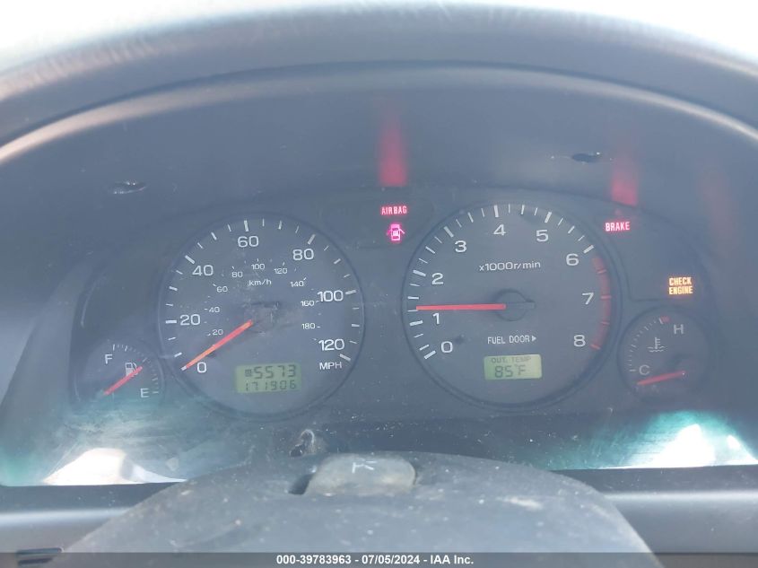 2001 Subaru Forester S VIN: JF1SF65601H739627 Lot: 39783963