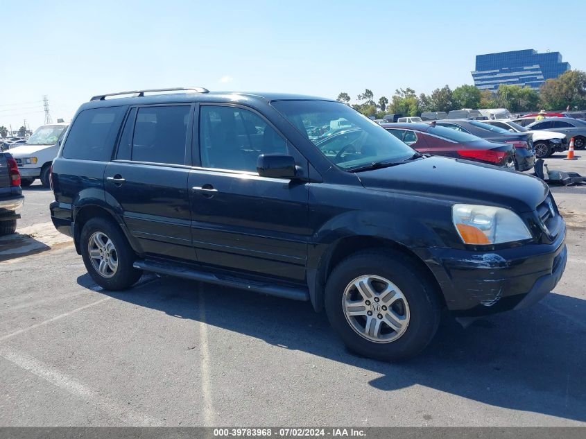 2003 Honda Pilot Ex-L VIN: 2HKYF18713H567334 Lot: 39783968