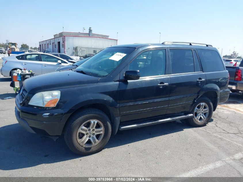 2003 Honda Pilot Ex-L VIN: 2HKYF18713H567334 Lot: 39783968