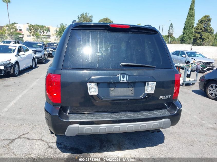 2003 Honda Pilot Ex-L VIN: 2HKYF18713H567334 Lot: 39783968