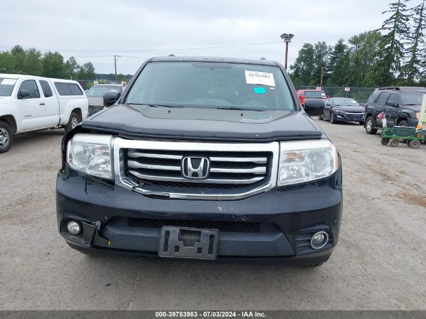 2013 Honda Pilot Touring VIN: 5FNYF4H90DB085487 Lot: 39783983