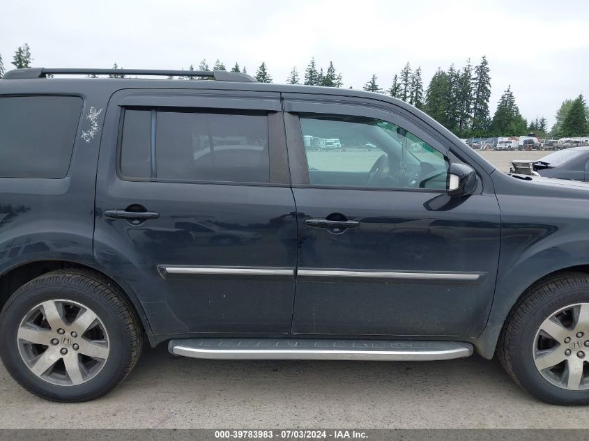 2013 Honda Pilot Touring VIN: 5FNYF4H90DB085487 Lot: 39783983