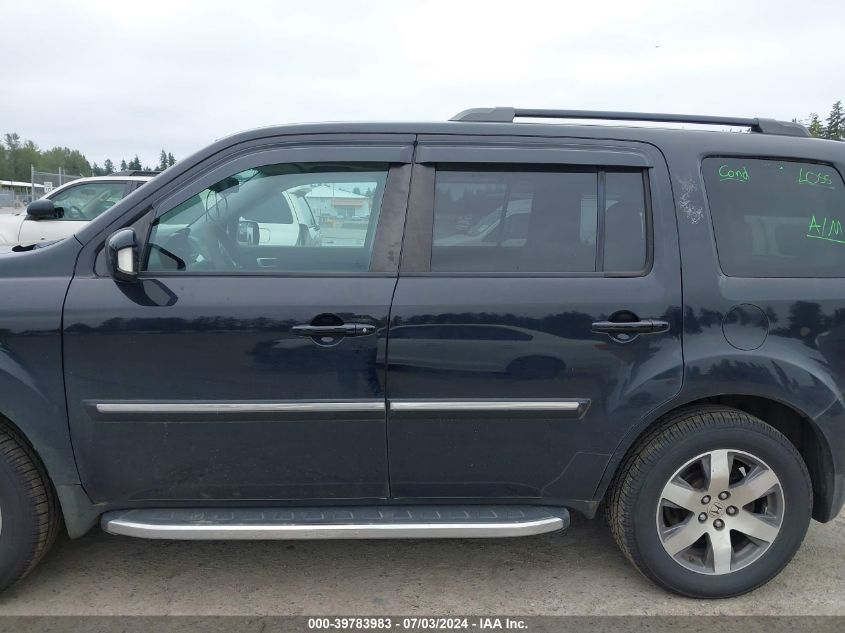 2013 Honda Pilot Touring VIN: 5FNYF4H90DB085487 Lot: 39783983