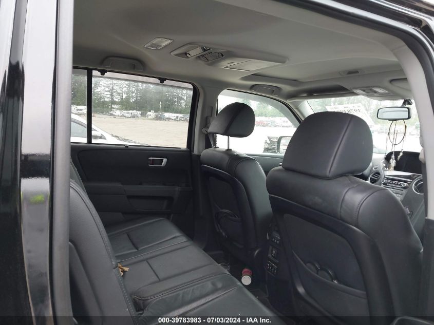 2013 Honda Pilot Touring VIN: 5FNYF4H90DB085487 Lot: 39783983