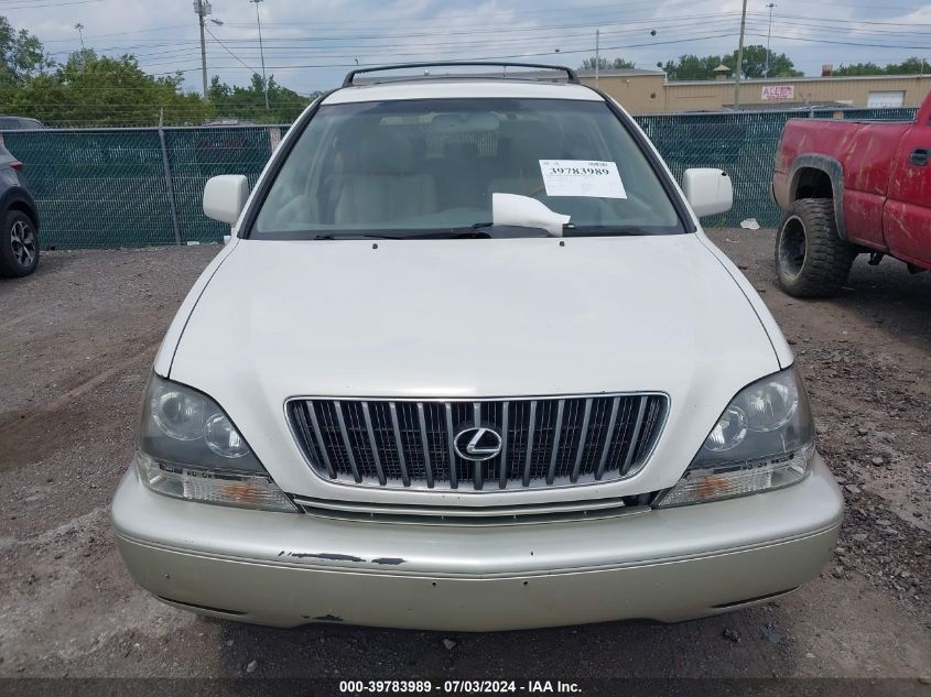 1999 Lexus Rx 300 VIN: JT6HF10U9X0079826 Lot: 39783989