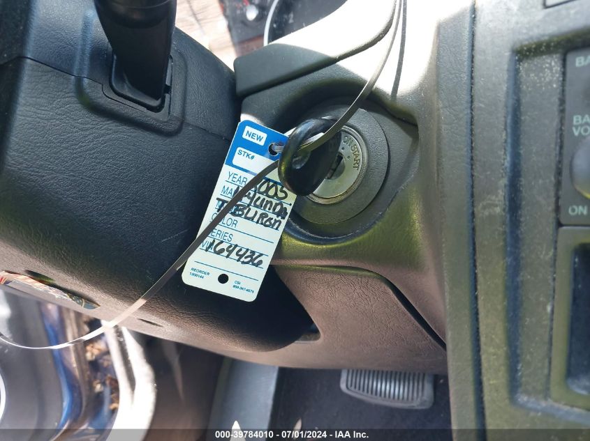 2005 Hyundai Tiburon Gs VIN: KMHHM65D85U164436 Lot: 39784010