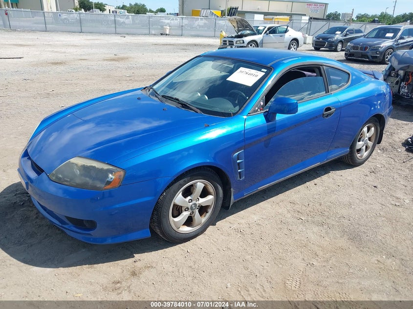 2005 Hyundai Tiburon Gs VIN: KMHHM65D85U164436 Lot: 39784010